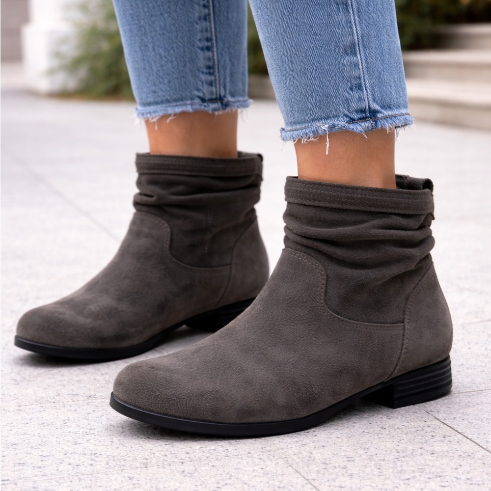 KOOLABURRA BY UGG LORELEI WOMEN ANKLE BOOTS GREY US 9M/UK 7 /EU 40